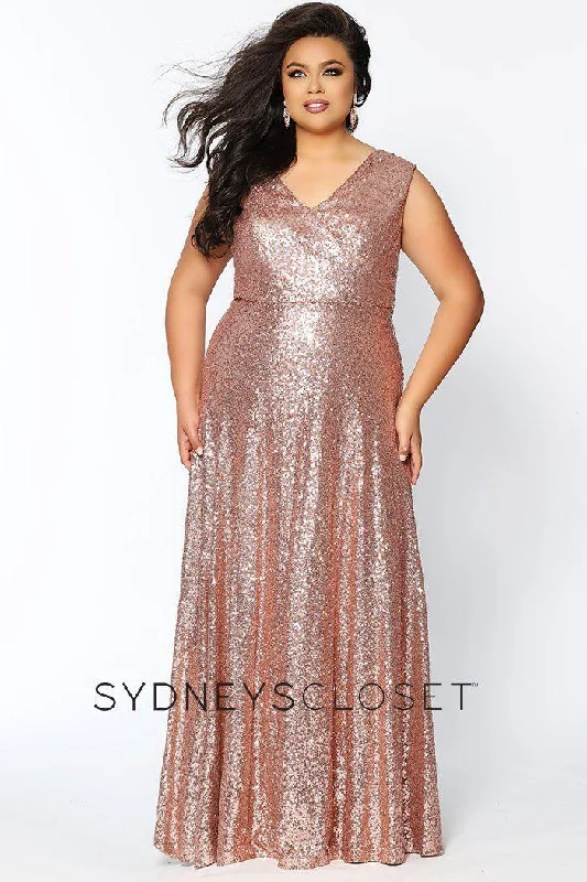 Sydneys Closet Prom Plus Sizes Sleeveless Long Gown