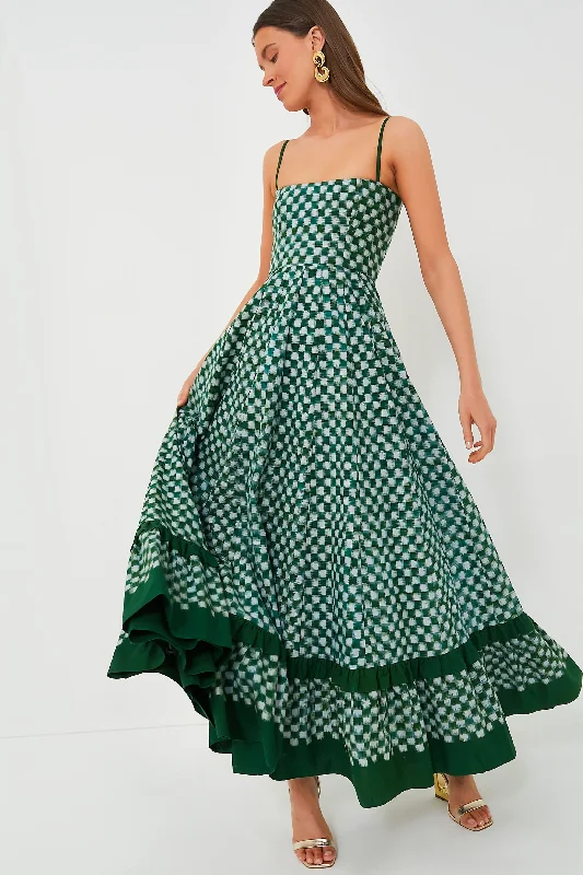 Green Checkmate Dress