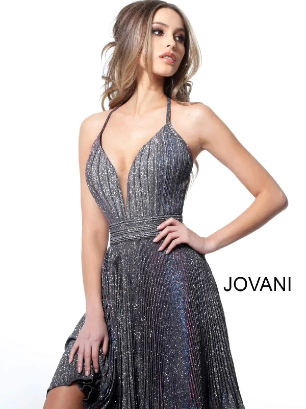 Jovani 2087 Halter Strap Cocktail Dress Prom