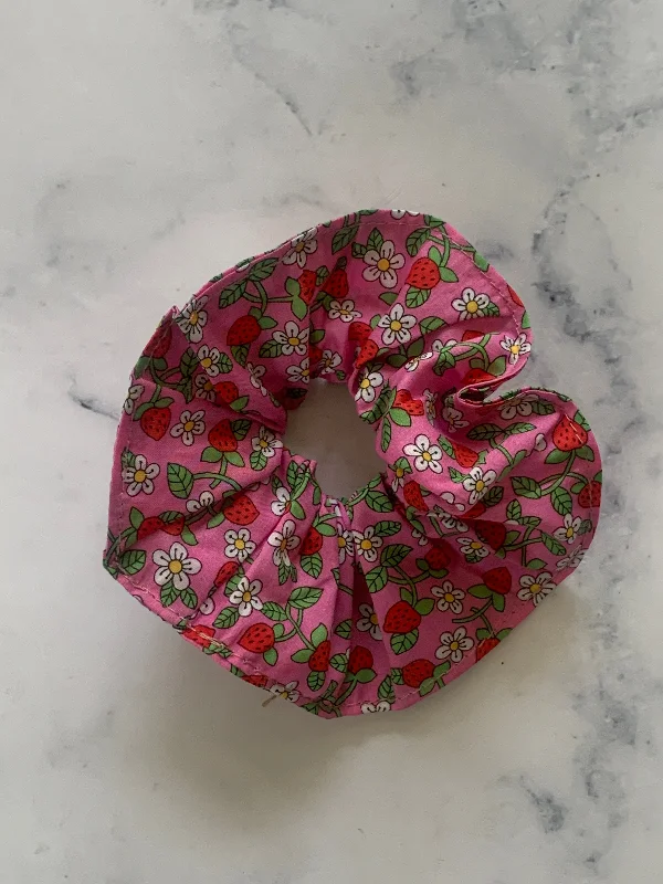 Liberty Strawberry Scrunchie