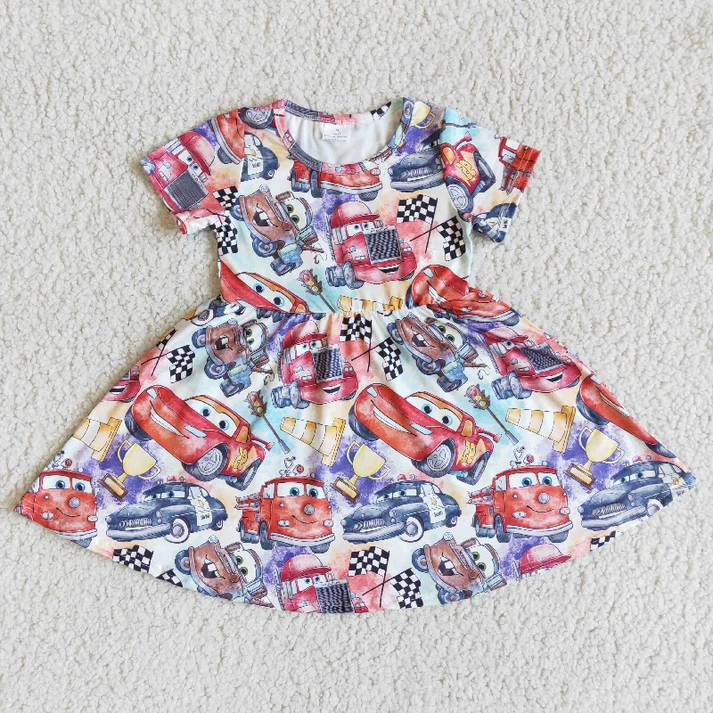 D3-2 Cartoon Car Girl Dresses-promotion 2023.12.23