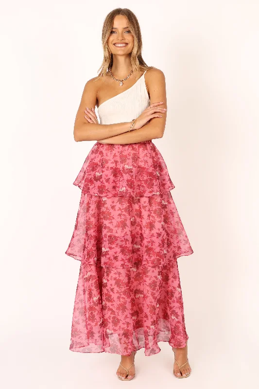 Blaise Frill Skirt - Pink